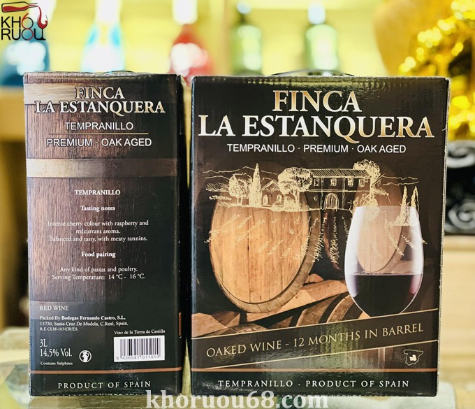 Rượu Vang Bịch Finca La Estanquera Rượu Vang Bịch Finca La Estanquera