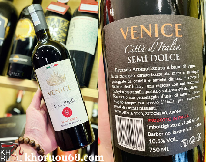 Rượu Vang Ngọt Venice Semi Dolce