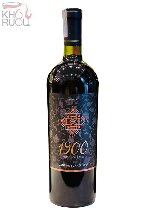 Rượu Vang Ngọt 1900 Rosso Semi Dolce