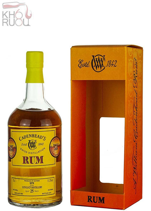 Rượu Rum Guyana Uitvlugt 25