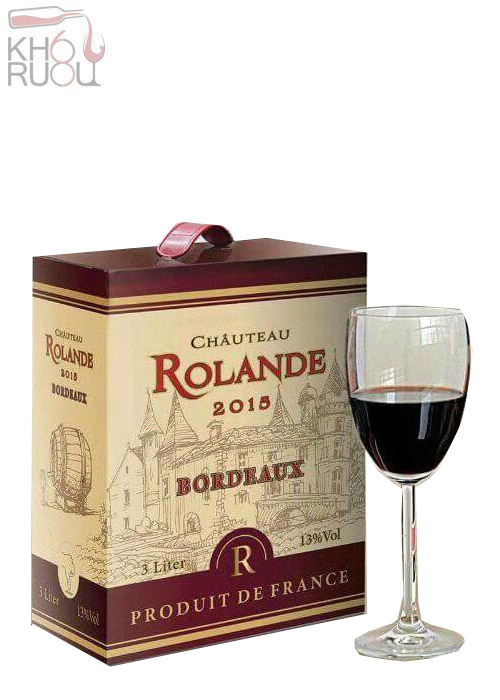 Rượu Vang Bịch Chateau Rolande Bordeaux