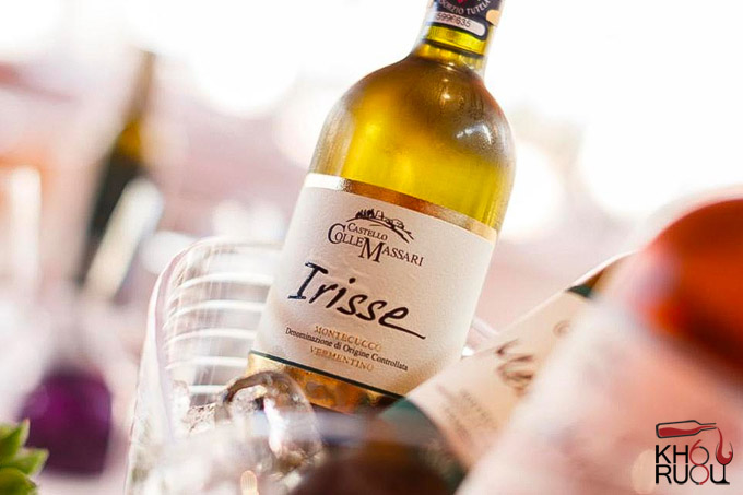 Rượu Vang Ý ColleMassari Irisse Montecucco Vermentino 2021