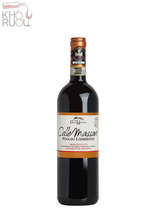 Rượu Vang Ý ColleMassari Poggio Lombrone Montecucco Sangiovese Riserva 2017