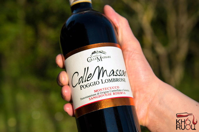 Rượu Vang Ý ColleMassari Poggio Lombrone Montecucco Sangiovese Riserva 2017