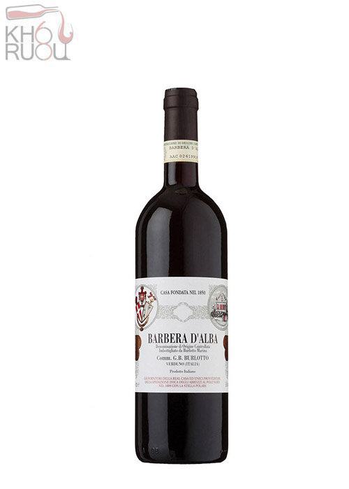 Rượu vang Ý Comm. G.B. Burlotto Barbera Dalba 2021