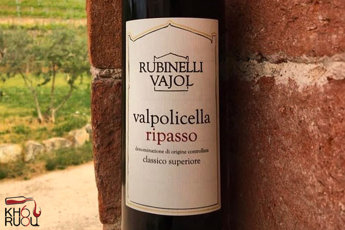 Rượu Vang Ý Rubinelli Vajol Valpolicella Ripasso Classico Superiore 2012