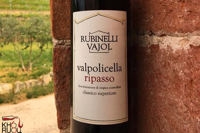 Rượu Vang Ý Rubinelli Vajol Valpolicella Ripasso Classico Superiore 2014