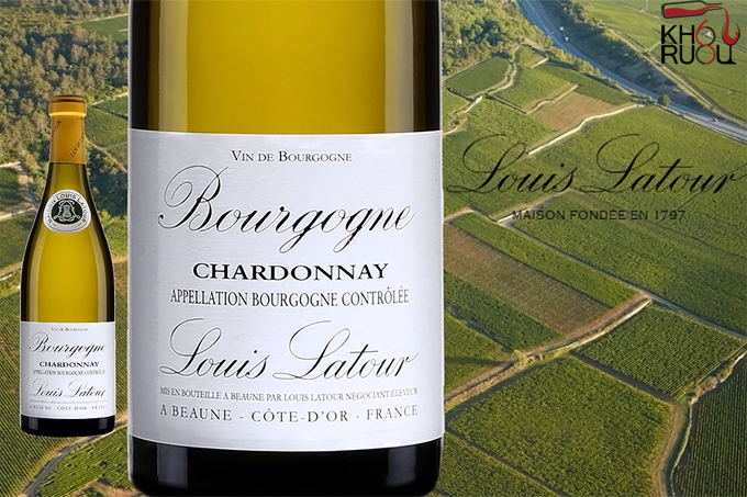 Rượu vang Pháp Bourgogne Chardonnay Louis Latour