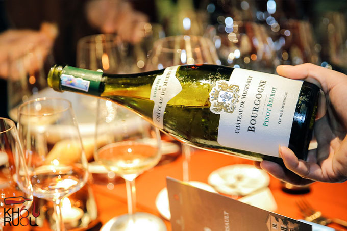 Rượu vang Pháp Bourgogne Pinot Beurot 2018 Rượu vang Pháp Bourgogne Pinot Beurot 2018