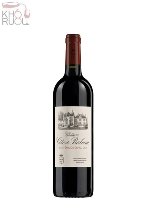 Rượu vang Pháp Château Cote de Baleau 2018 Rượu Vang Pháp Château Cote de Baleau 2018