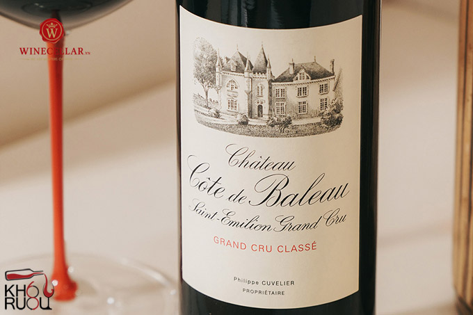 Rượu Vang Pháp Château Cote de Baleau 2020