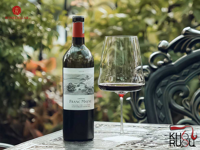 Rượu Vang Pháp Château Franc Mayne 2018