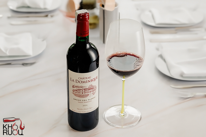 Rượu vang Pháp Château La Dominique 2014