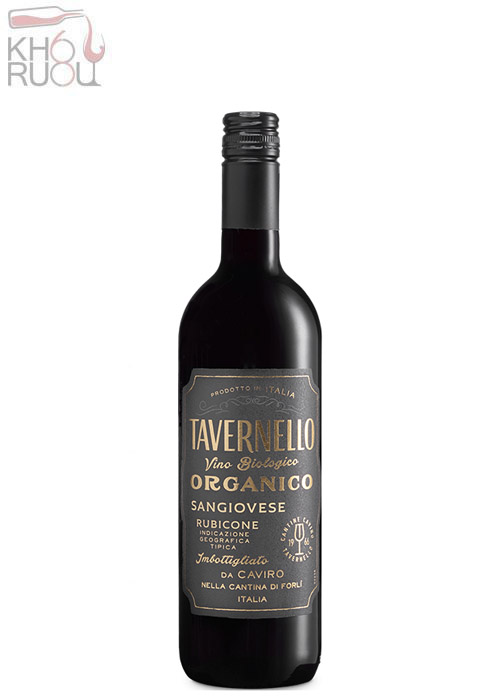 Rượu Vang Ý Tavernello Organico Sangiovese Rubicone