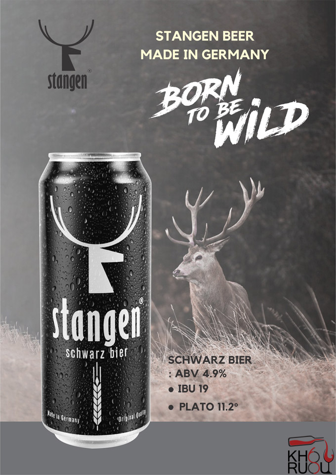 Bia STANGEN SCHWARZ BIER - Bia Đen