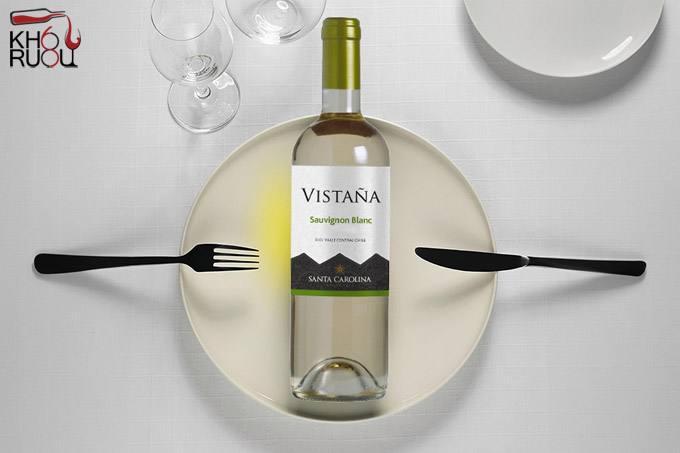 Rượu vang Chile Santa Carolina Vistaña Sauvignon Blanc