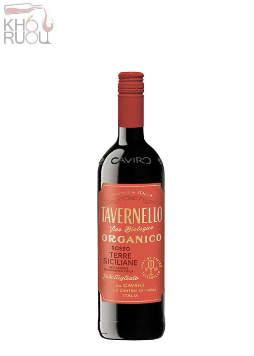 Rượu Vang Ý Tavernello Organico Rosso Terre Siciliane Rượu Vang Ý Tavernello Organico Rosso Terre Siciliane