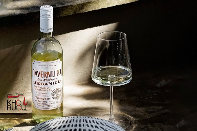 Rượu Vang Ý Tavernello Organico Trebbiano Chardonnay Rubicone
