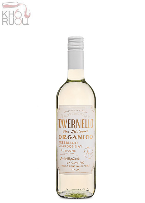 Rượu Vang Ý Tavernello Organico Trebbiano Chardonnay Rubicone