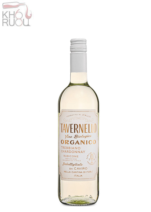 Rượu Vang Ý Tavernello Organico Trebbiano Chardonnay Rubicone