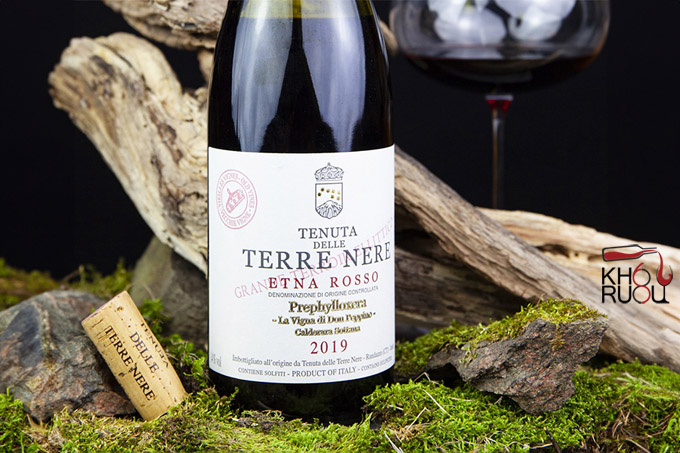 Rượu vang Ý Terre Nere Etna Rosso Calderara Sottana Prephylloxera La Vigna di Don Peppino 2020 Rượu vang Ý Terre Nere Etna Rosso Calderara Sottana Prephylloxera La Vigna di Don Peppino 2020