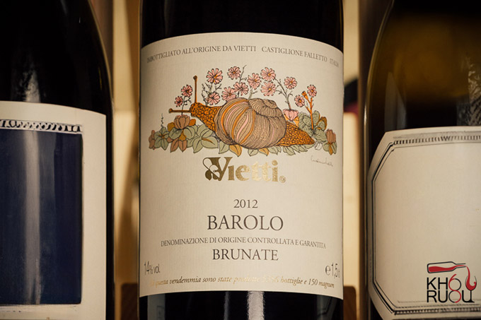 Rượu Vang Ý Vietti Barolo Brunate 2012