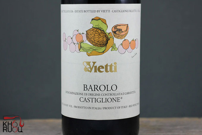Rượu Vang Ý Vietti Barolo Castiglione 2013