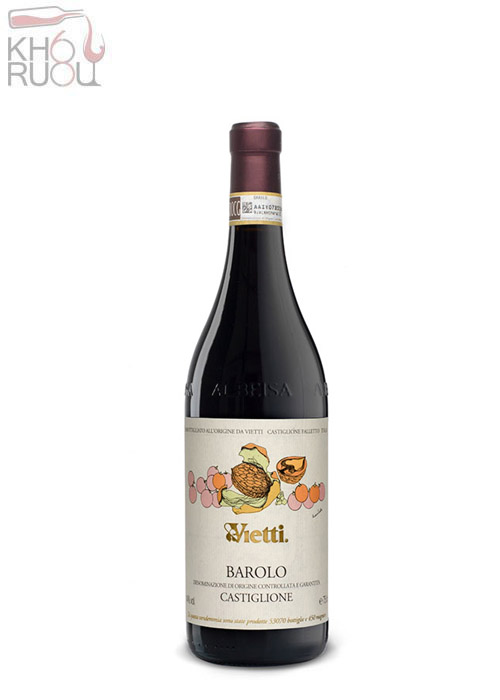 Rượu Vang Ý Vietti Barolo Castiglione 2015