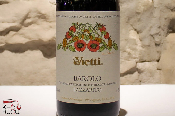 Rượu Vang Ý Vietti Barolo Lazzarito 2012