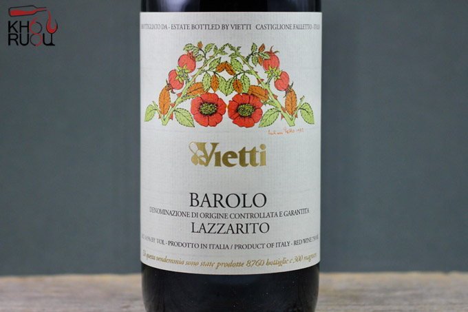 Rượu Vang Ý Vietti Barolo Lazzarito 2019