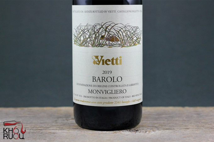 Rượu Vang Ý Vietti Barolo Monvigliero 2019