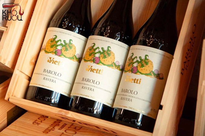 Rượu Vang Ý Vietti Barolo Ravera 2012