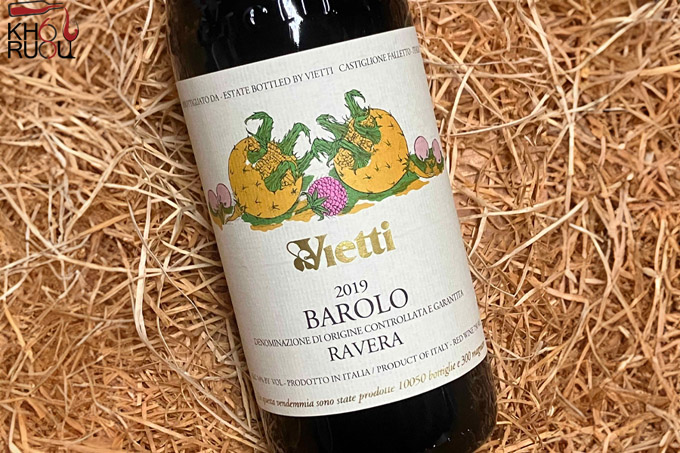 Rượu Vang Ý Vietti Barolo Ravera 2019