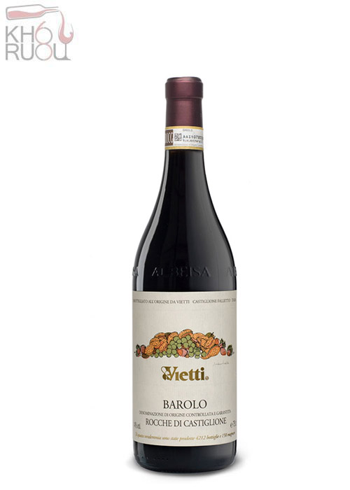 Rượu Vang Ý Vietti Barolo Rocche di Castiglione 2019 Rượu Vang Ý Vietti Barolo Rocche di Castiglione 2012