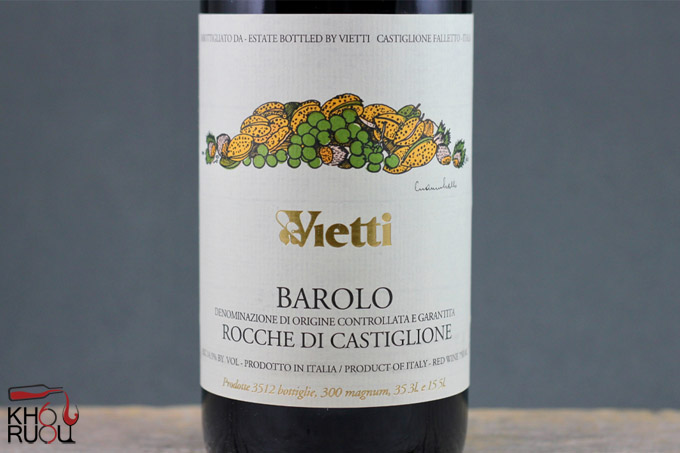 Rượu Vang Ý Vietti Barolo Rocche di Castiglione 2012