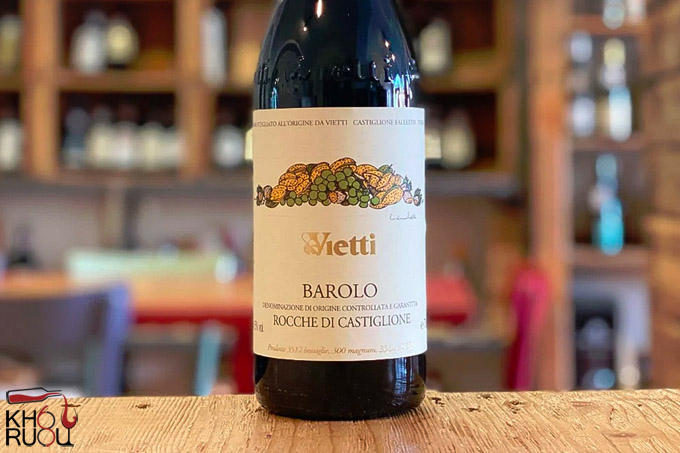 Rượu Vang Ý Vietti Barolo Rocche di Castiglione 2019 Rượu Vang Ý Vietti Barolo Rocche di Castiglione 2019