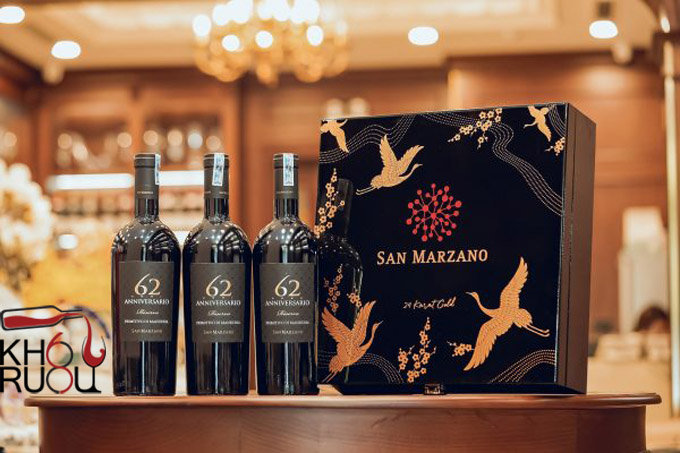 Rượu Vang Ý 62 Anniversario Primitivo di Manduria DOP Riserva