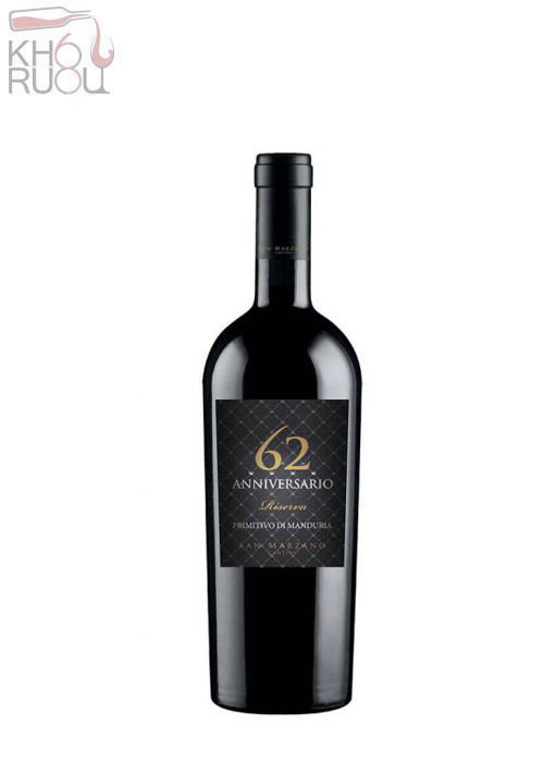 Rượu Vang Ý Le Macchiole Paleo 2018 Rượu Vang Ý 62 Anniversario Primitivo di Manduria DOP Riserva
