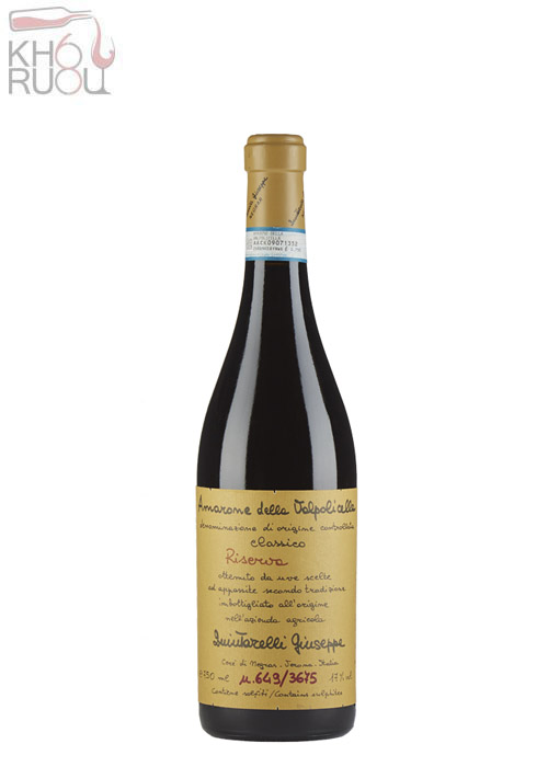 Rượu vang Ý Amarone della Valpolicella Classico Riserva Quintarelli Giuseppe 2011 Rượu vang Ý Amarone della Valpolicella Classico Riserva Quintarelli Giuseppe 2011