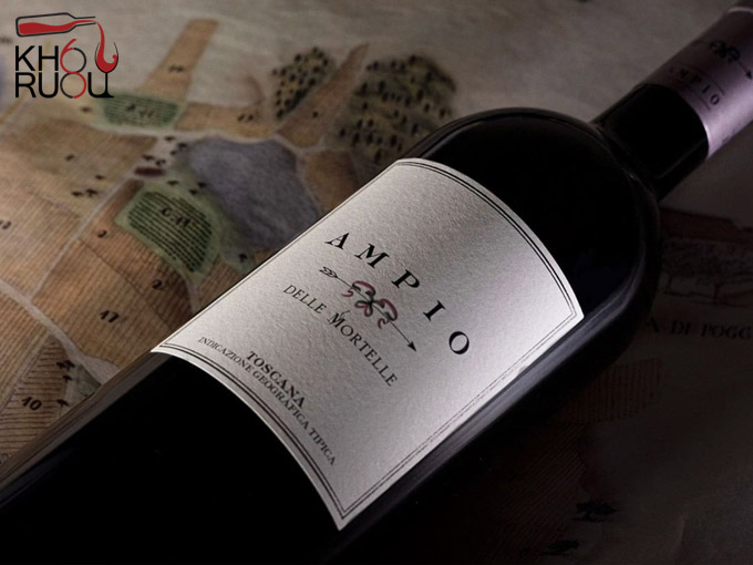 Rượu vang Ý Ampio Delle Mortelle 2016