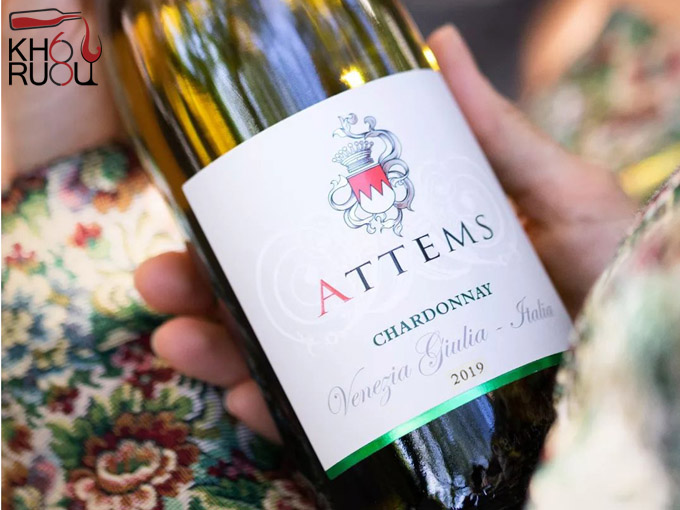 Rượu Vang Ý Attems Chardonnay