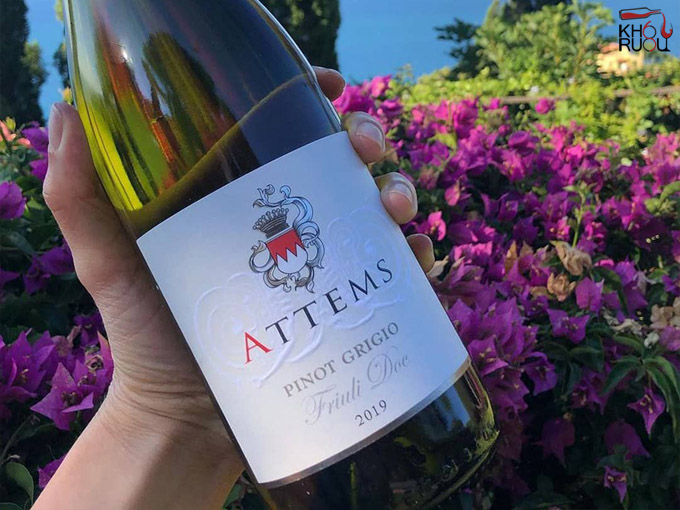 Rượu Vang Ý Attems Pinot Grigio