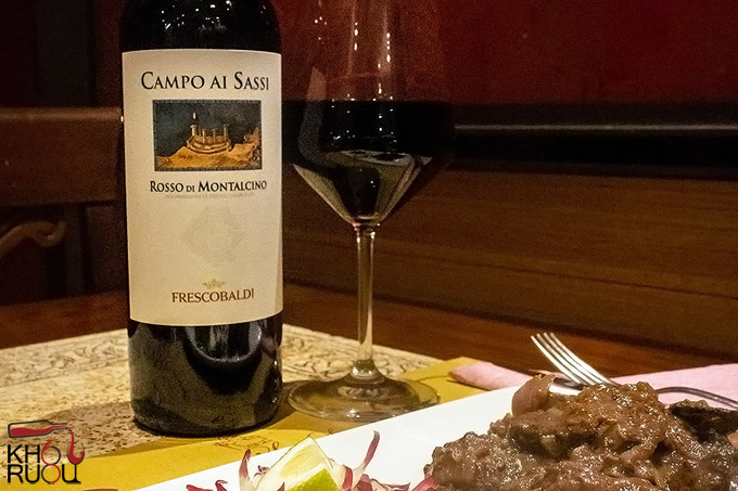 Rượu Vang Ý Campo ai Sassi Rosso di Montalcino 2021