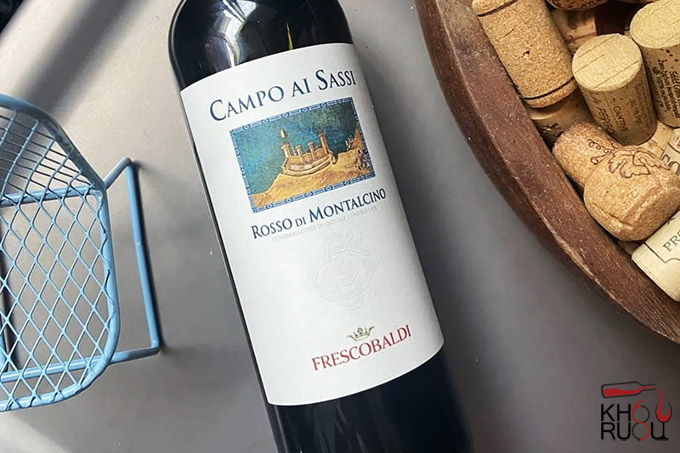 Rượu Vang Ý Campo ai Sassi Rosso di Montalcino 2021