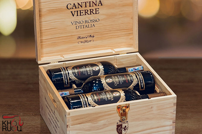 Rượu Vang Ý Cantina Vierre Vino Rosso Ditalia