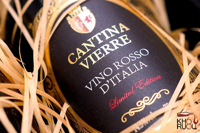 Rượu Vang Ý Cantina Vierre Vino Rosso Ditalia