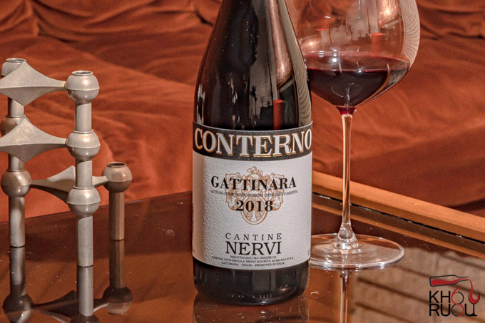 Rượu vang Ý Conterno Nervi Gattinara Nebbiolo 2018