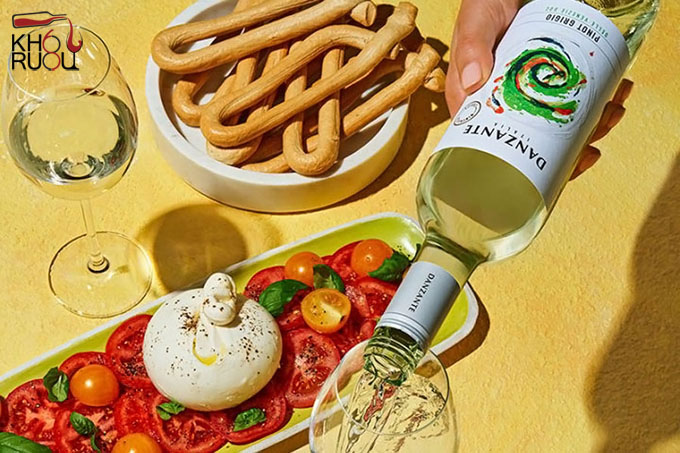 Rượu vang Ý Danzante Pinot Grigio 2021