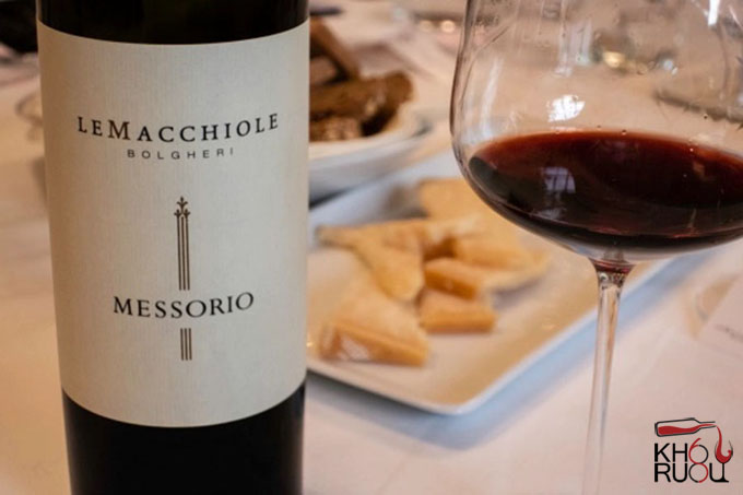 Rượu Vang Ý Le Macchiole Messorio 2018