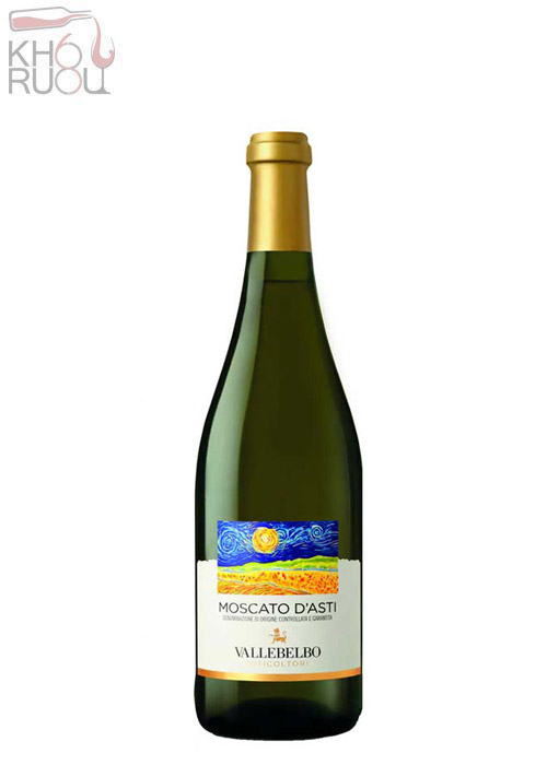 Rượu vang ngọt Oddero Moscato Dasti Rượu vang ngọt Moscato dAsti Vallebelbo